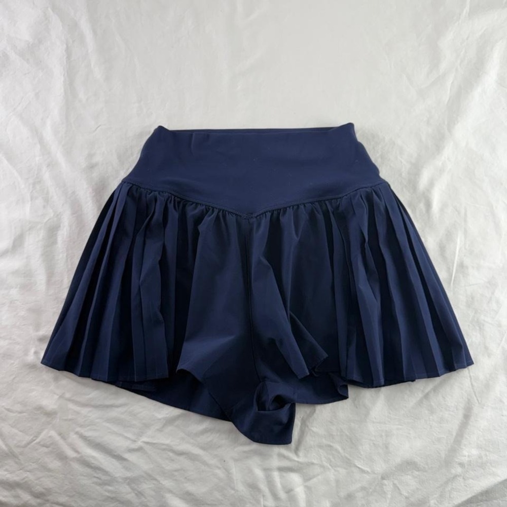 Aerie Pleaded Flowy Shorts Sz S Preppy Tenniscore Sporty Clean Girl Athleisure